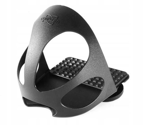 Koszyczek Matrix do strzemion Compositi black 12 cm para