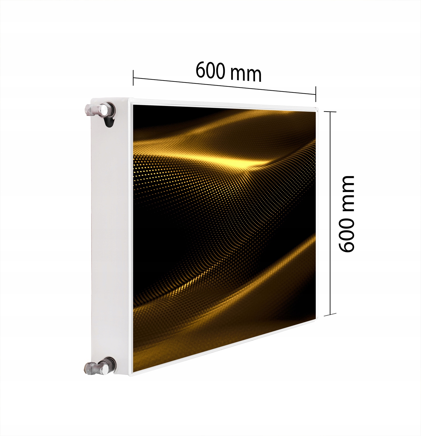 Magnetická Krytka Na Radiátor 60x60 Zlatá Podložka Magnet