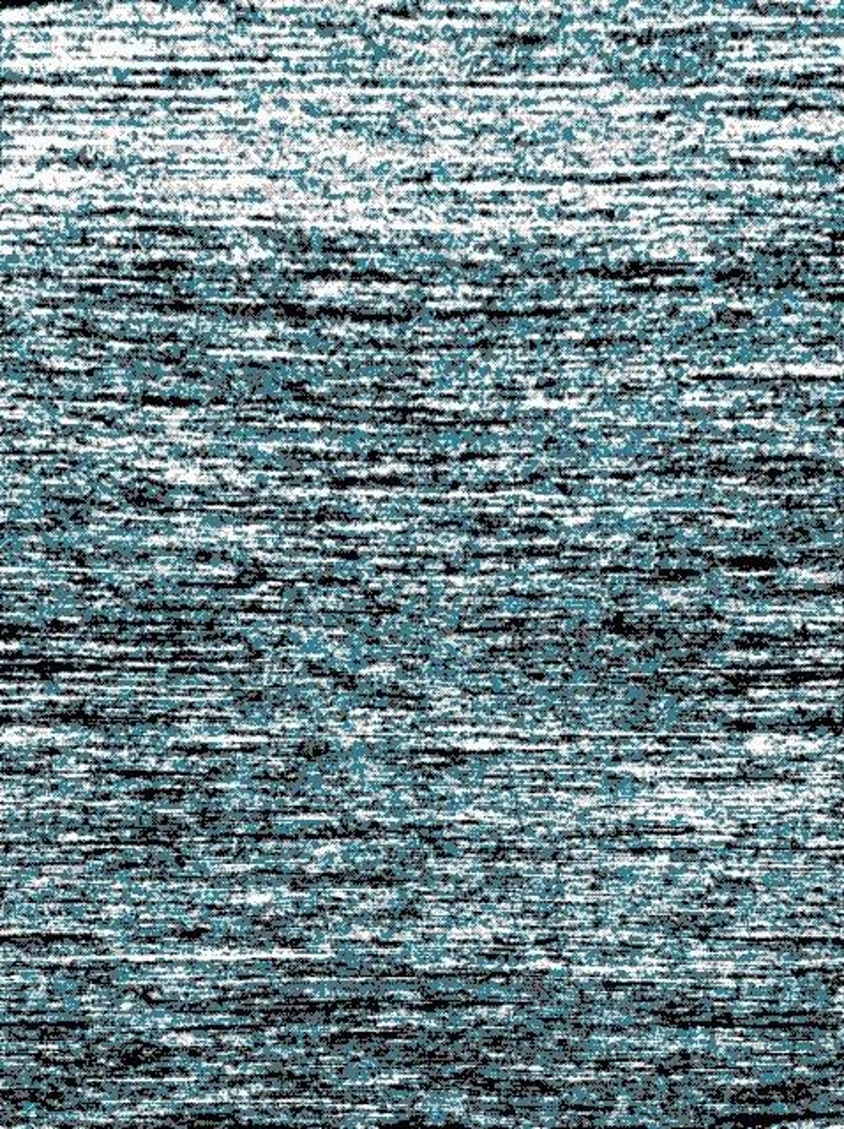 

Czarno-turkusowy Dywan Bcf Berber Do Salonu 80x150