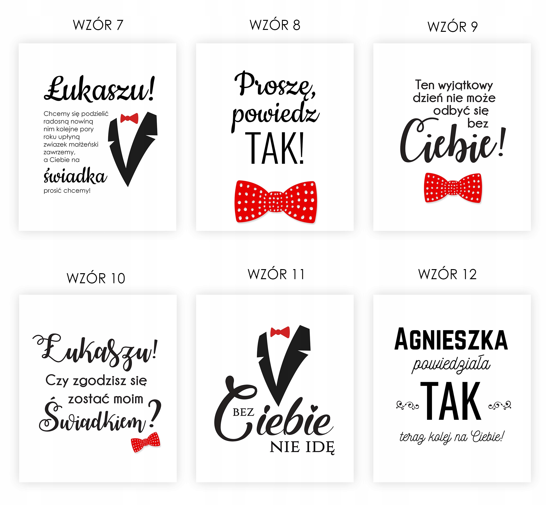 PROŚBA O ŚWIADKOWANIE ZAPROSZENIE DLA ŚWIADKA ZAPROSZENIE ŚLUBNE GRAWER Wysokość produktu 17.5 cm