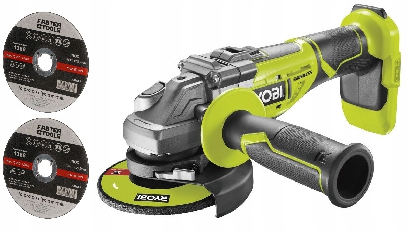 

Ryobi Szlifierka kątowa Bezszczotkowa R18AG7-0