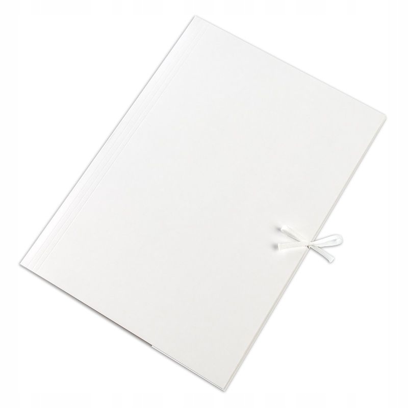 

Teczka wiązana A4 biała podwójnie powlekana Lux