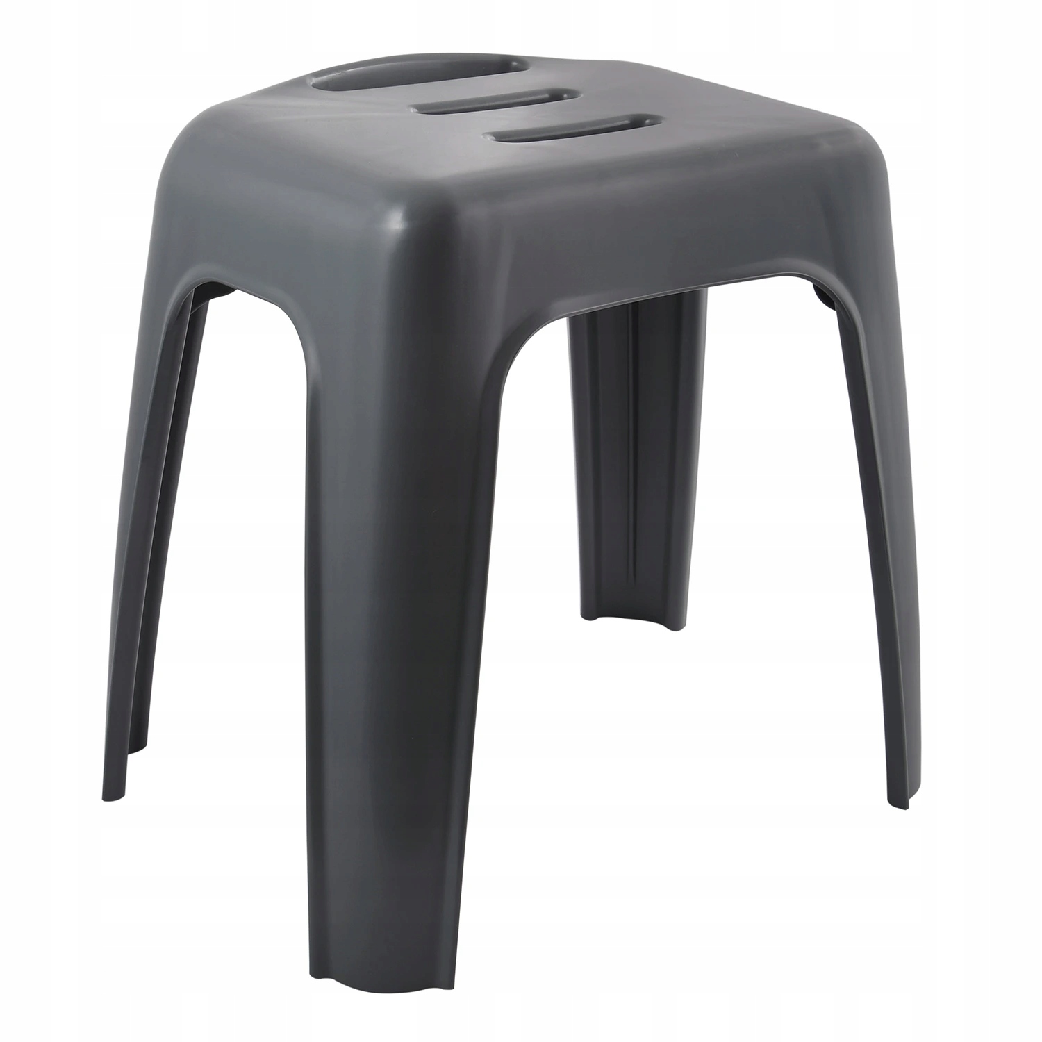 Spirella sedátko do sprchy Hocker, tmavě šedá, plast, 47 cm, do 130 kg