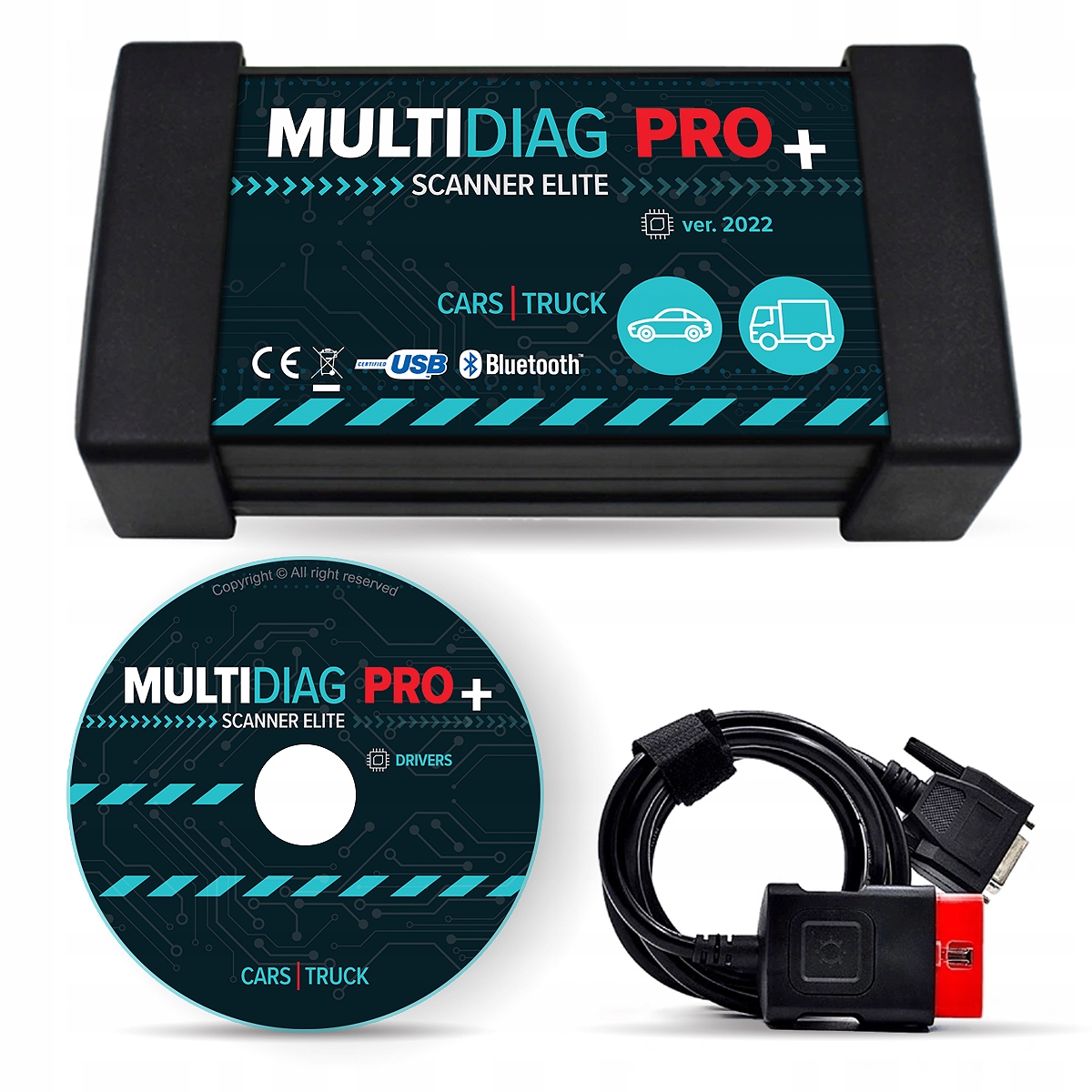 

Multidiag Pro+ Tester Interfejs Diagnostyczny 2022
