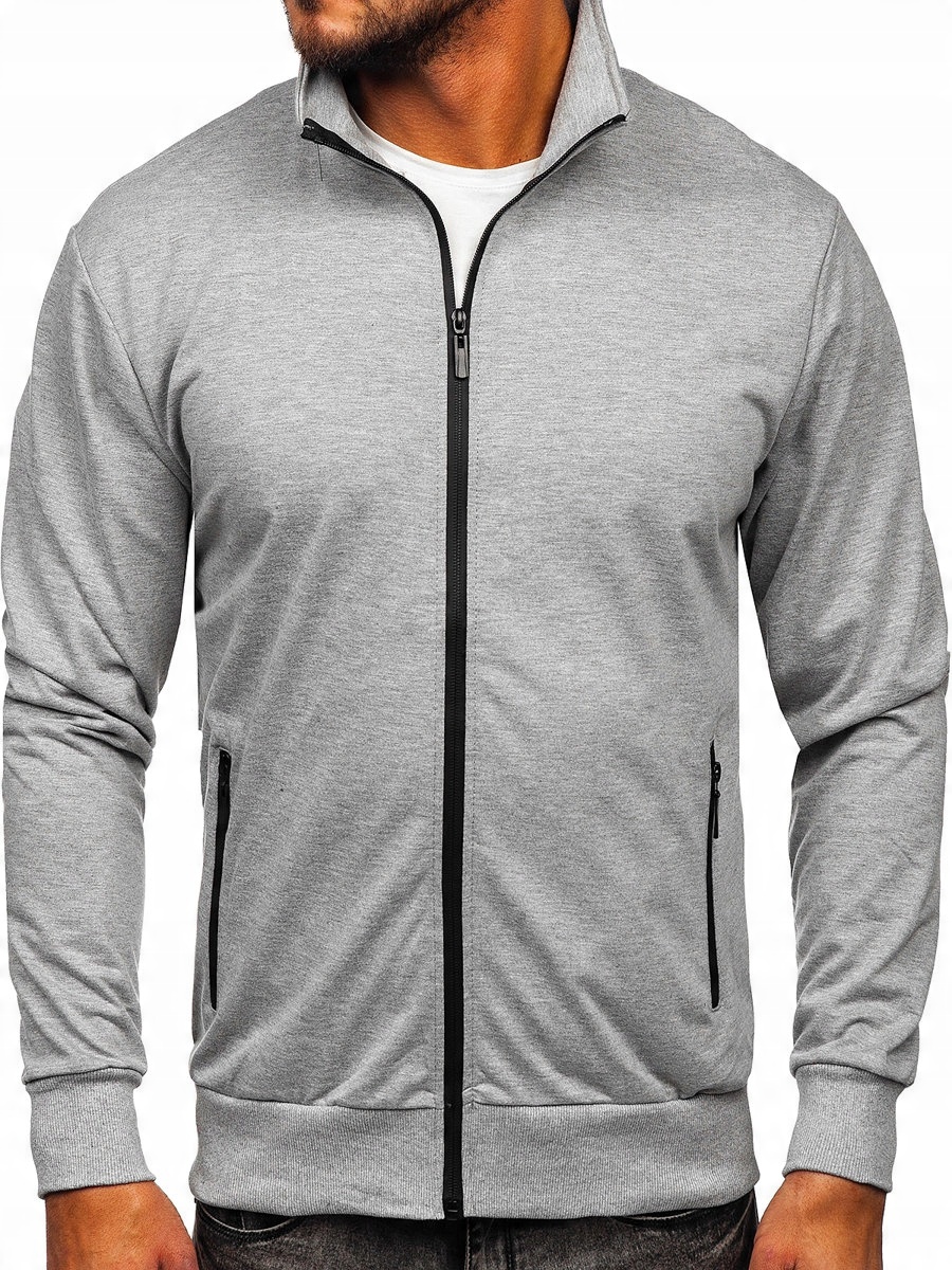

Bluza Rozpinana Bez Kaptura Szara B069 Denley_l