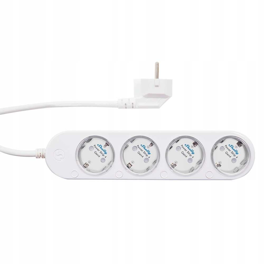 Shelly Power Strip 4 Gen4 Inteligentná Wi-Fi 6 Zigbee Matter