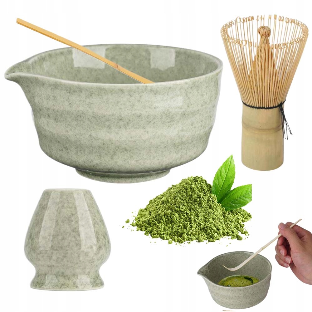 Levně Sada Japonského Čaje Matcha, Bambusová Sada Na Matcha 4 Ks