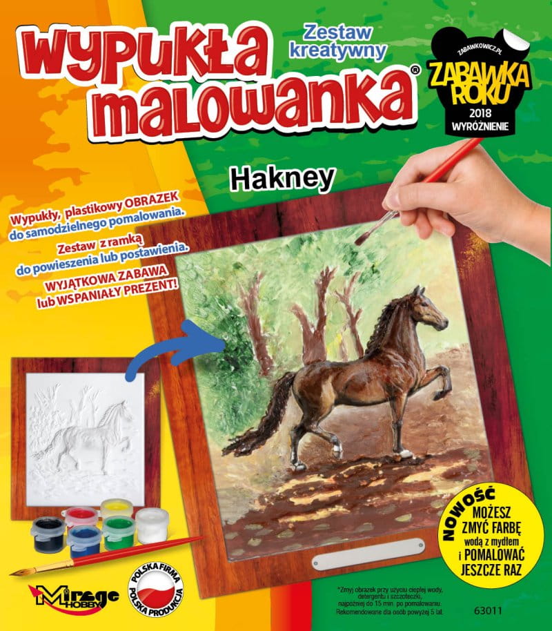 

Wypukła Malowanka Koń Hakney Zestaw Kreatywny