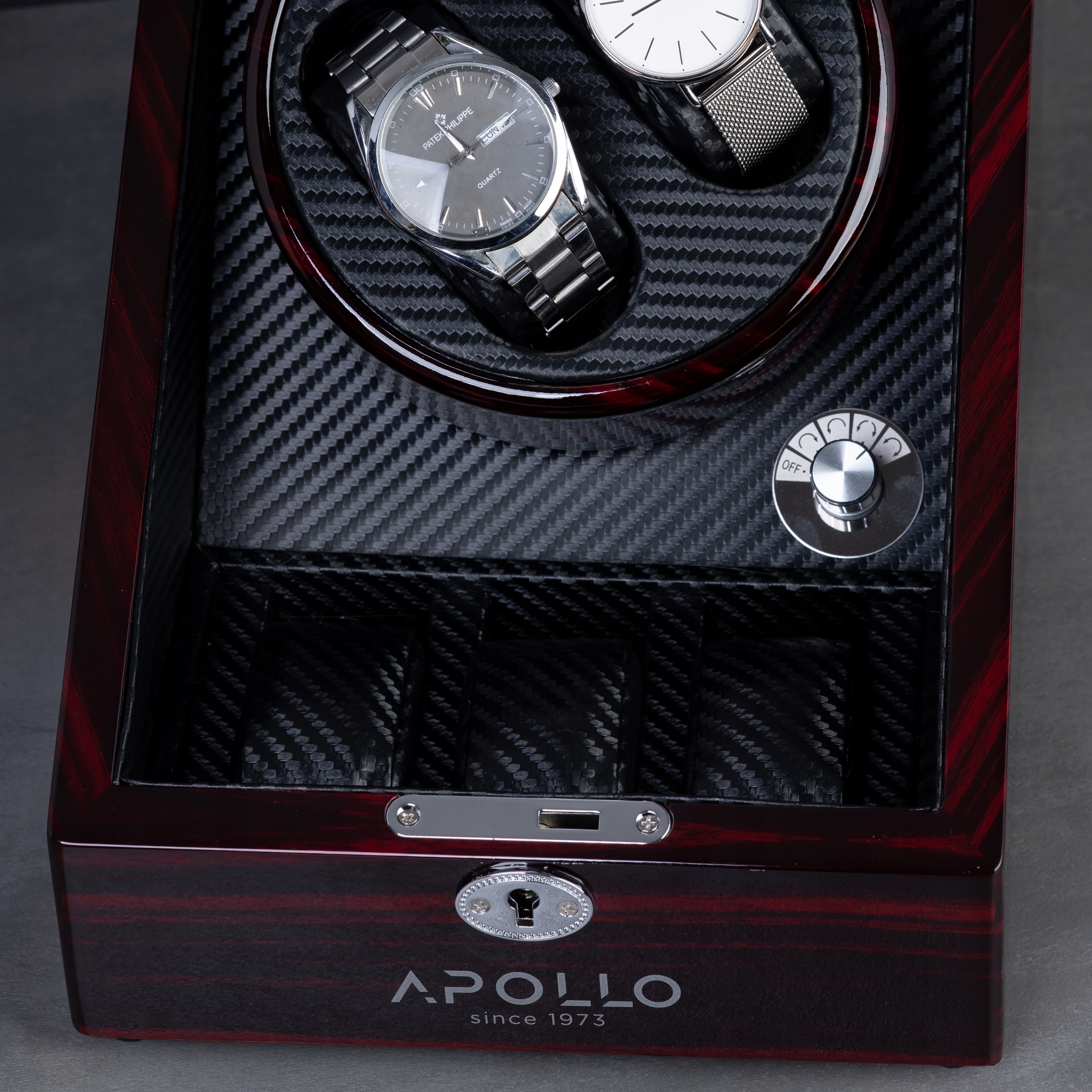 Rotomat Apollo Na 2+3 Zegarki Premium Since 1973 Kolor czarny