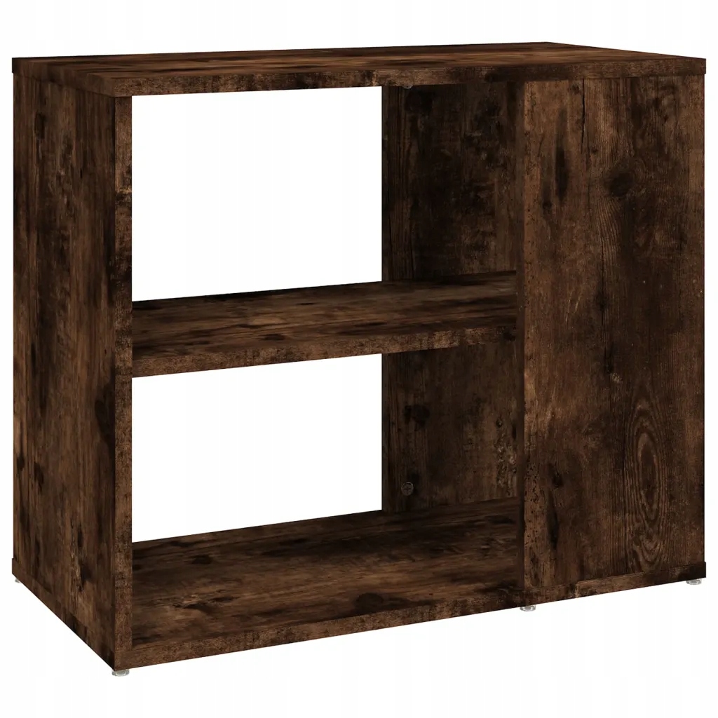 Klasická boční skříňka, materiál na bázi dřeva, kouřový dub, 60x30x50