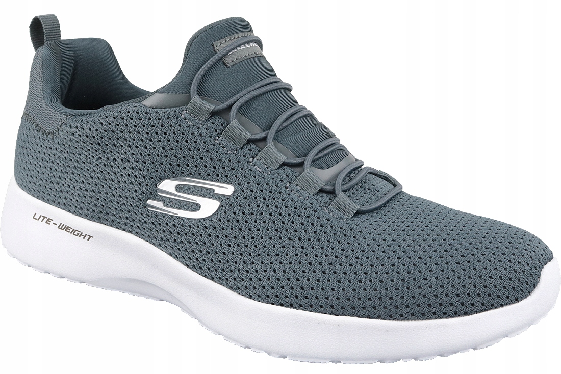 Skechers Dynamight -43- Tréninková obuv pro muže, šedá tkanina