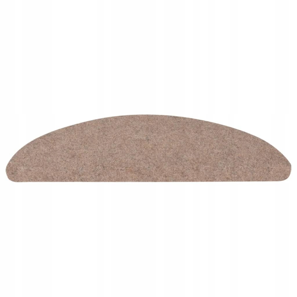 SAMOPRZYLEPNE NAKŁADKI NA SCHODY 15 SZT 56X20CM BE Grubość 1 mm