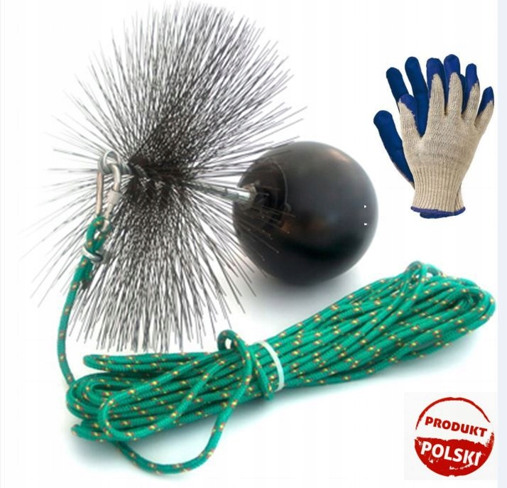 SZCZOTKA DO KOMINA WYCIOR ZESTAW 1,3KG + GRATIS