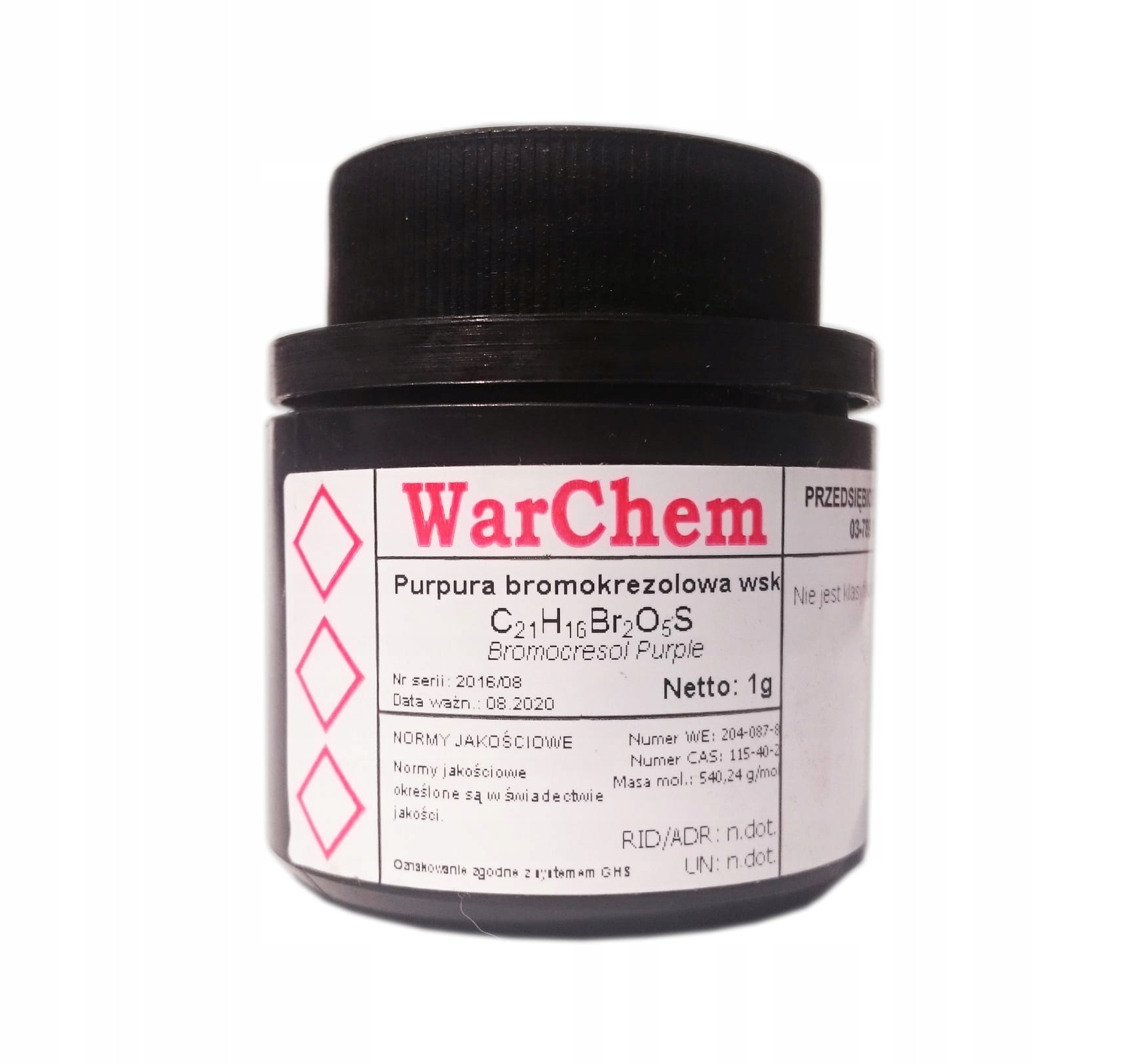 

Purpura Bromokrezolowa 1g Warchem [53031]