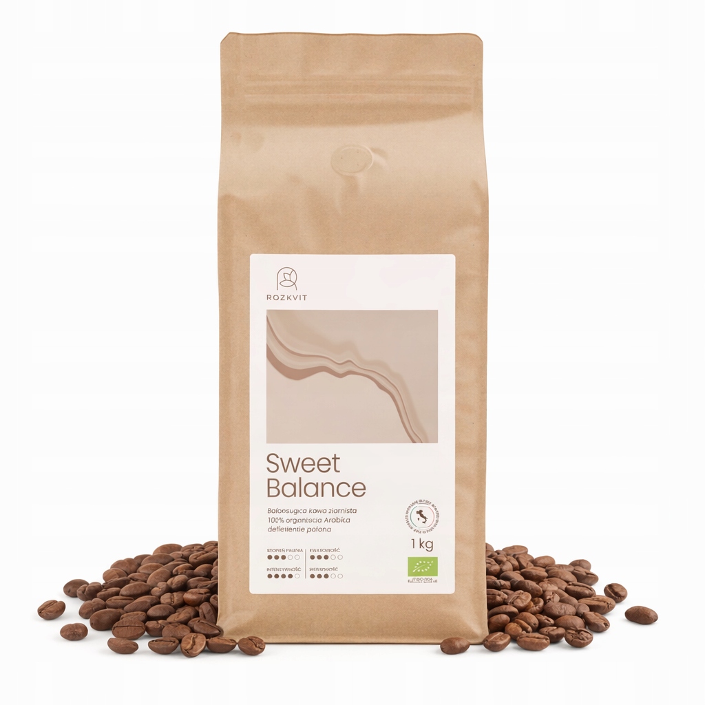 Levně Bio Káva Zrnková Sweet Balance Italská Káva 80% Arabika 20% Robusta