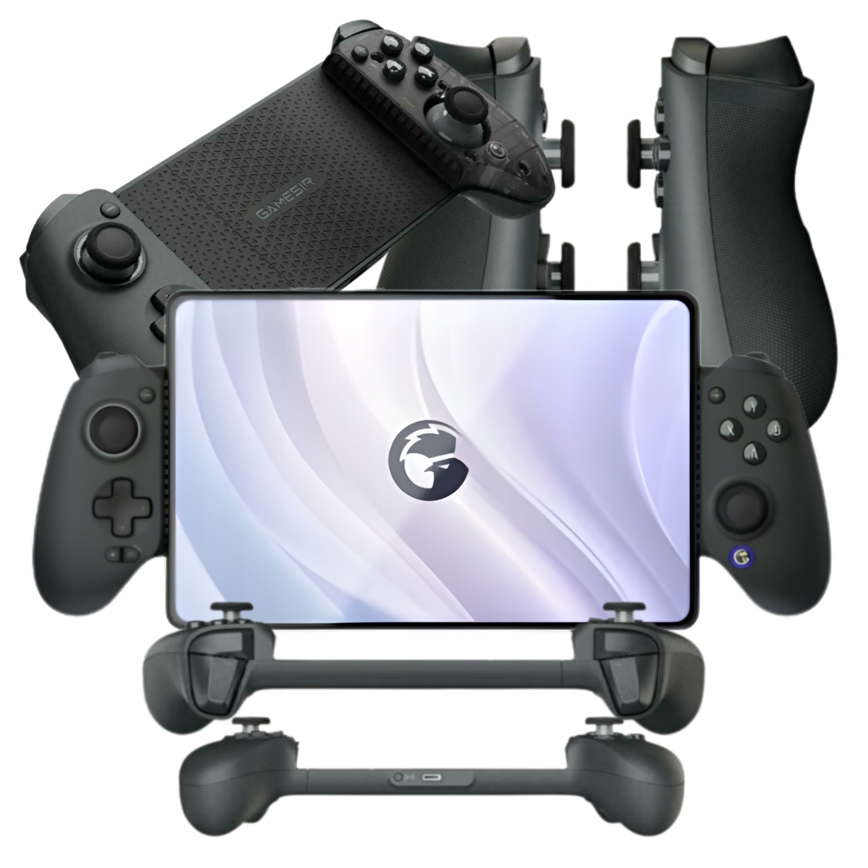 Kontroler GameSir X5s Android iOS Switch Efekt Halla z Uchwytem na Telefon