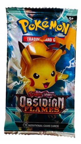 Pokemon GO OBSIDIAN FLAMES Box 36booster 360 kart Waga produktu z opakowaniem jednostkowym 1 kg