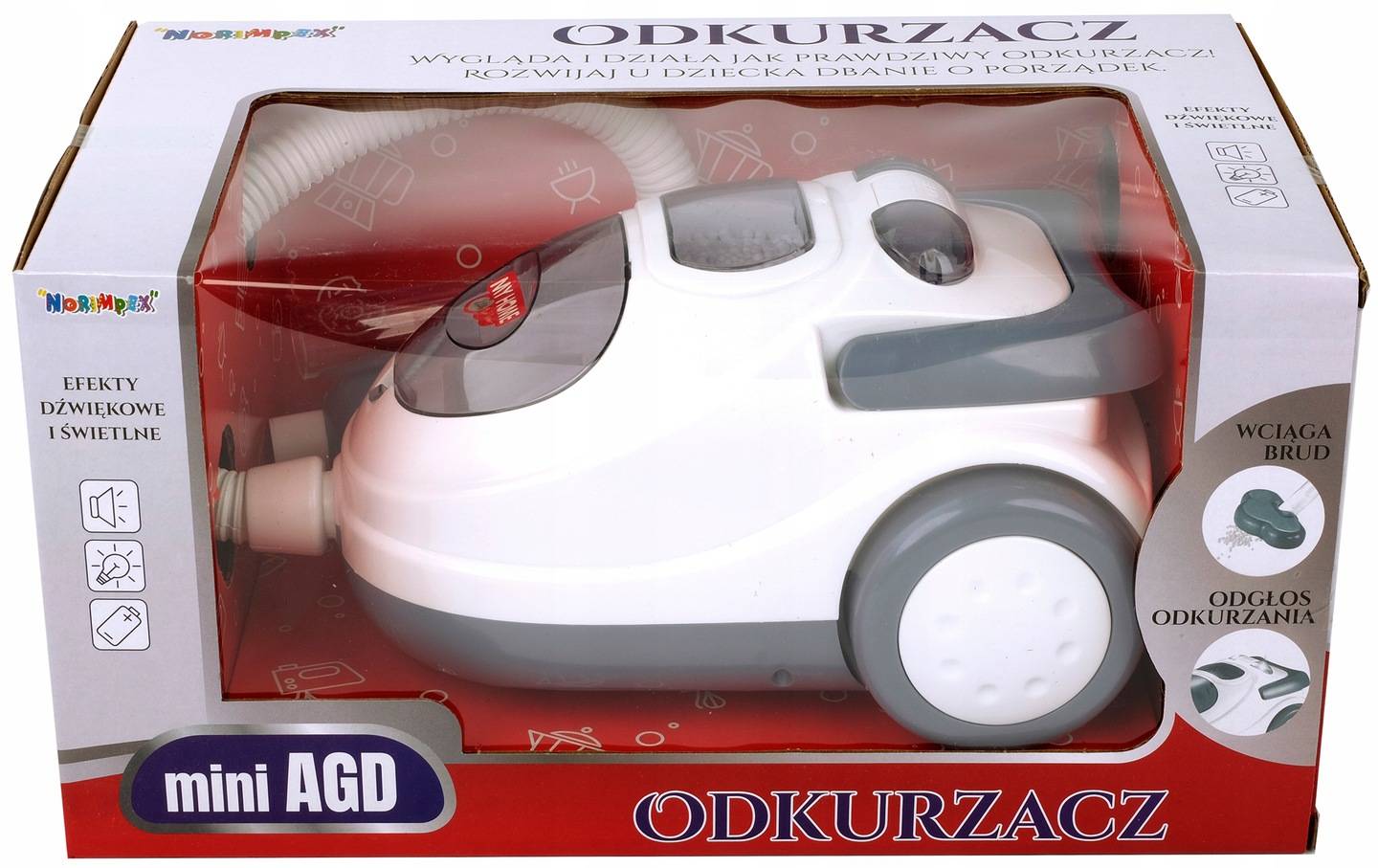 DUŻY ODKURZACZ DLA DZIECI ŚWIATŁO DŹWIĘK ODKURZA Certyfikaty, opinie, atesty CE