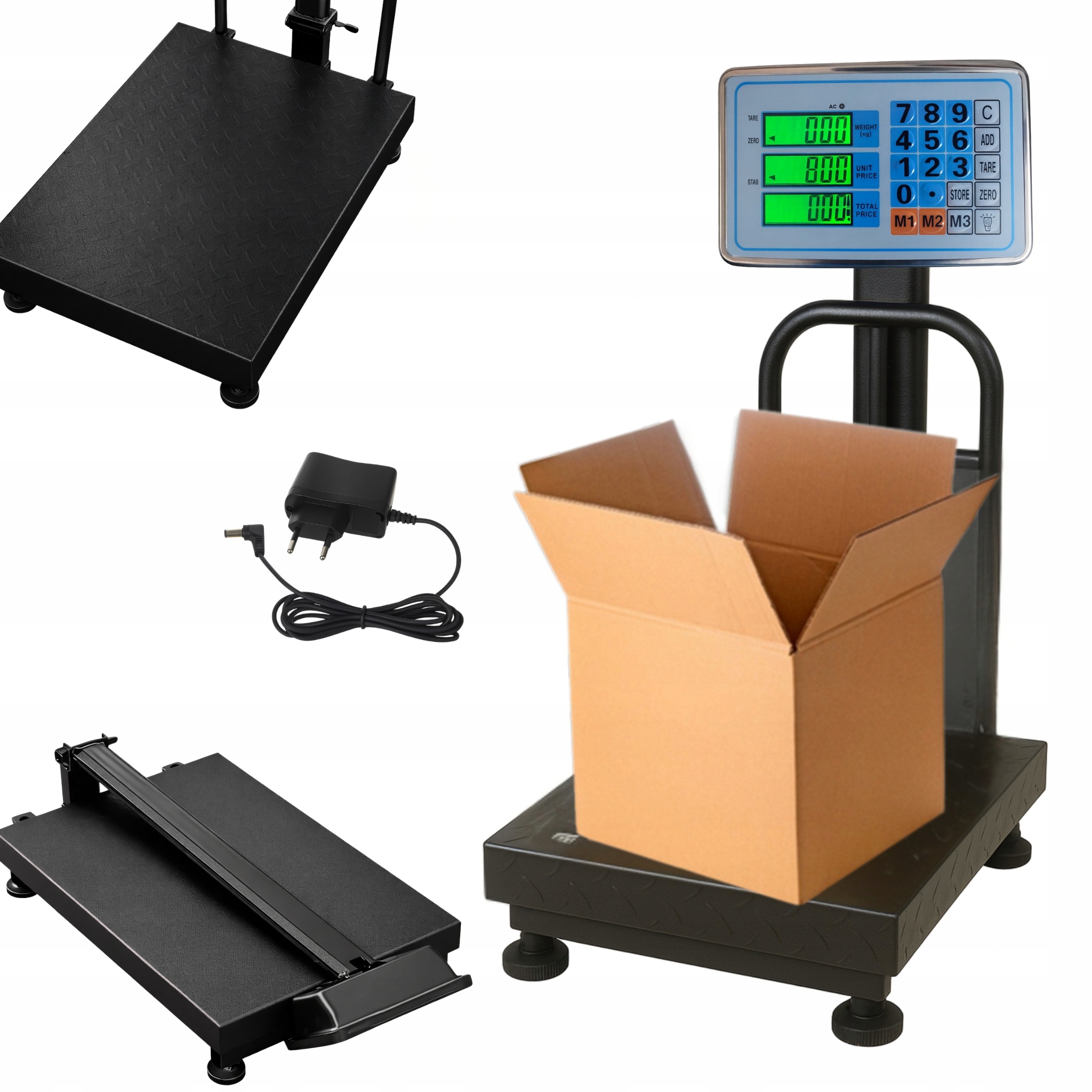 Elektronická Skladovací Váha LCD 150 kg Platformová Průmyslová