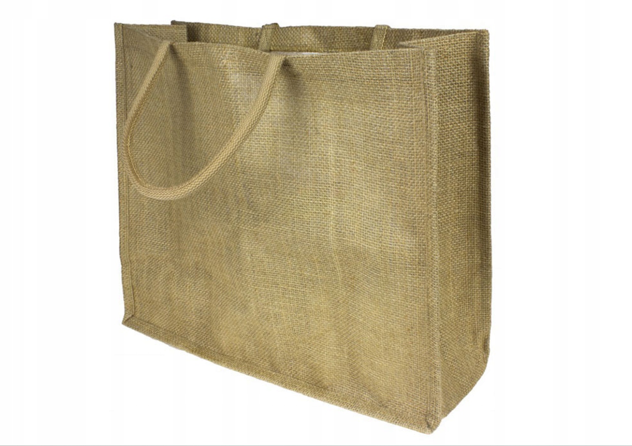 

Torba Jutowa Naturalna na zakupy XL Mocna Trendy