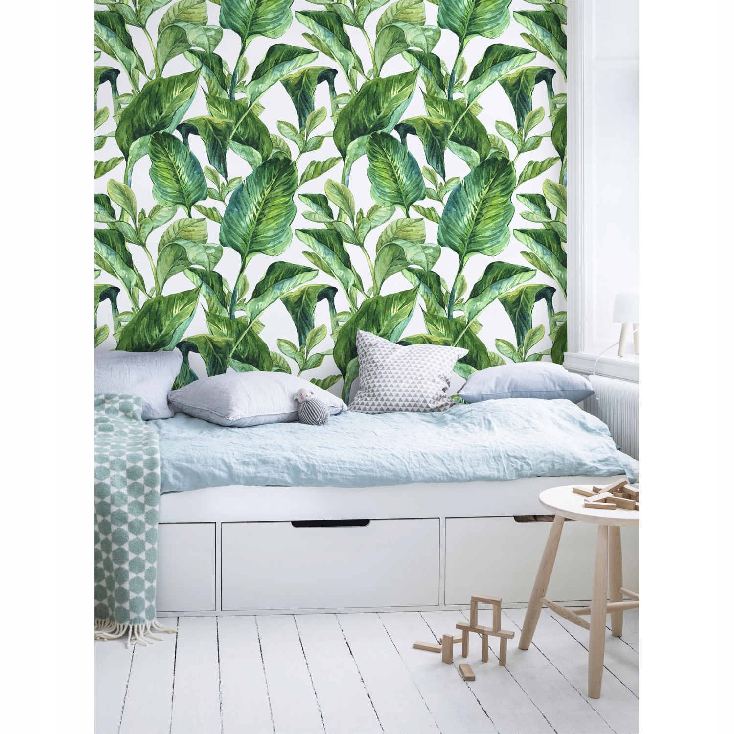 

Tapeta flizelina Zielone liście bananowca 152x104