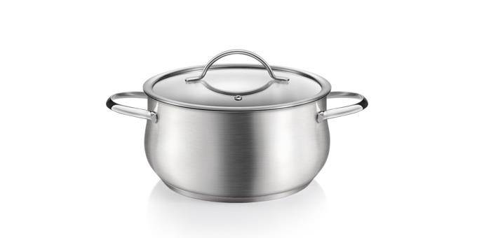 Hrniec s pokrievkou Harmony Ø 24 cm 5,0 l, odolný, univerzálny na indukciu