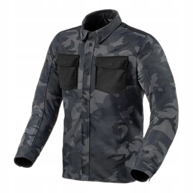 Motocyklová košeľa Revit Overshirt Tracer Air 2 Camo Grey šedá