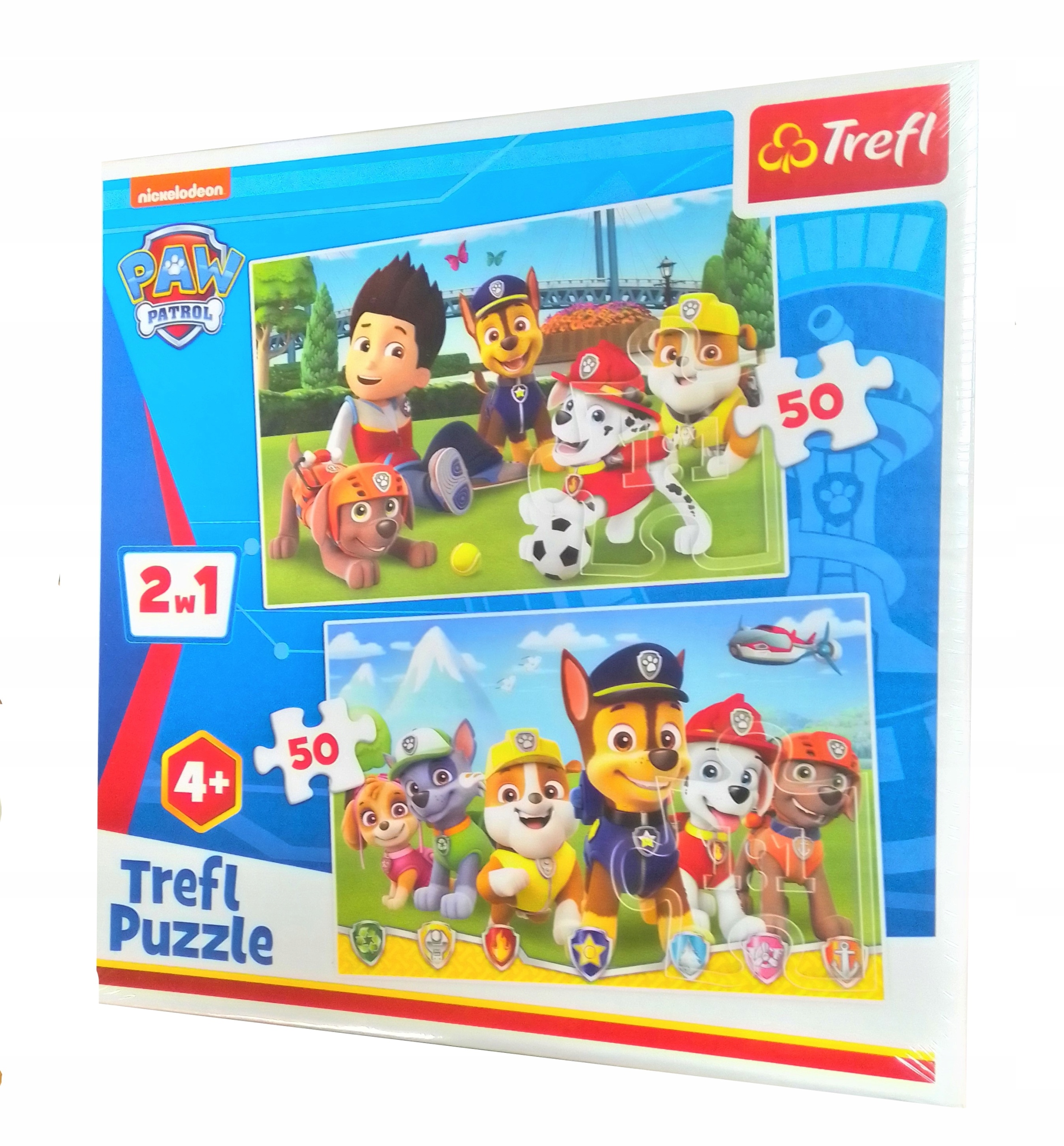 

Psi Patrol Bohaterowie puzzle 2w1 Trefl 2 x 50 el.