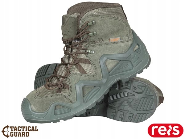 Vysoké boty Reis Iron-t Kha 40 zelený paintball taktické trekingové boty
