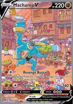 Pokemon TCG Fighting - Machamp V (ASR 172)