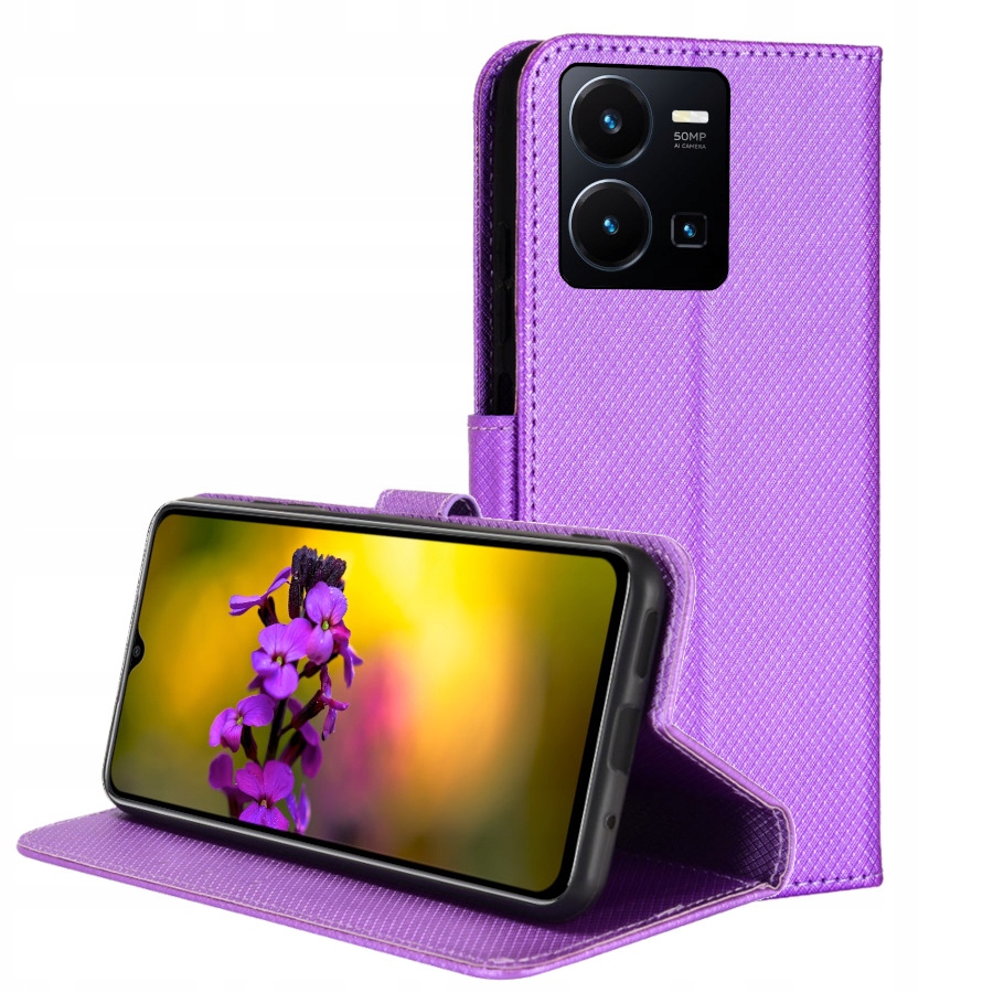 

Etui do Vivo Y22S Y35 Obudowa Wallet Z Klapką