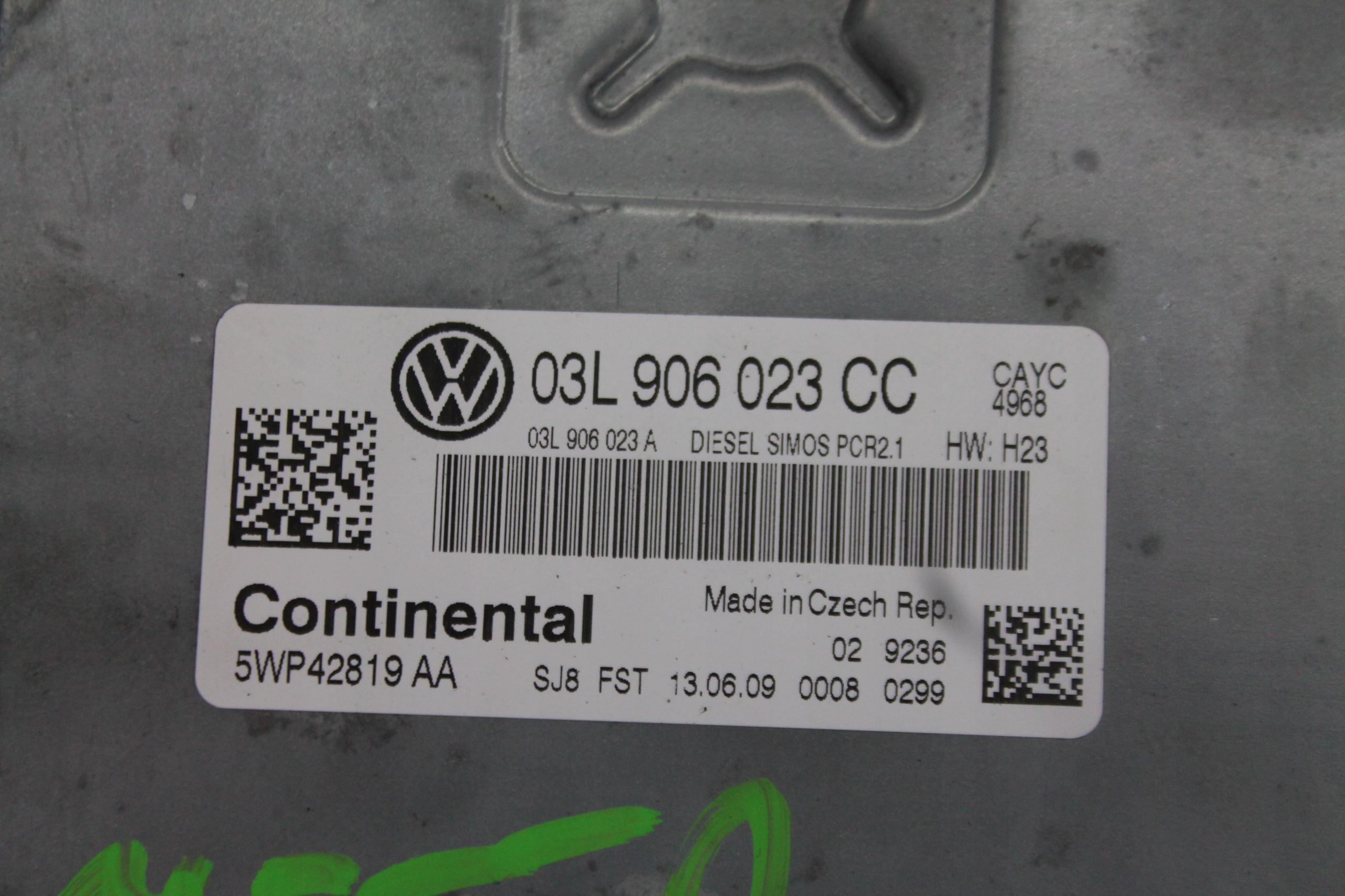 computer Motore 03L906023CC JETTA 1.6 TDI 05-11