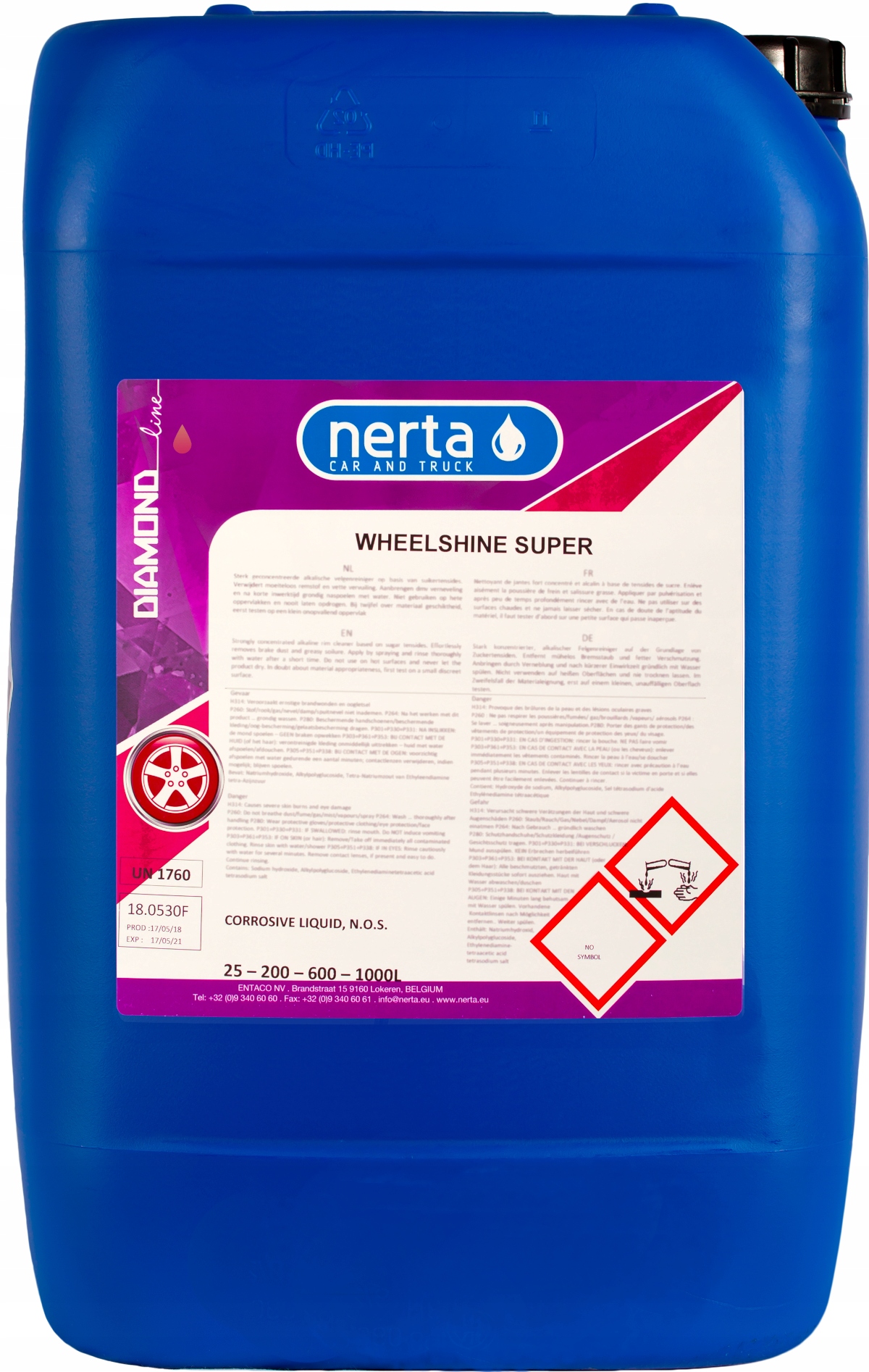 Mocny Płyn do mycia felg!!! Nerta Wheelshine 20L ,zasadowy myjnia