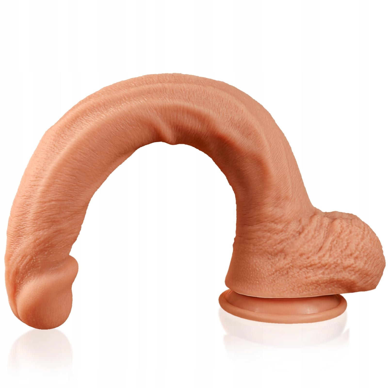 XXL DILDO Realistyczny Silikonowy Dildo 44cm Dla Mężczyzn Kobiet Par — miniatura 4