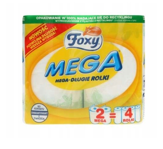 

Foxy Długi Ręcznik Papierowy Kuchenny 2 rolki