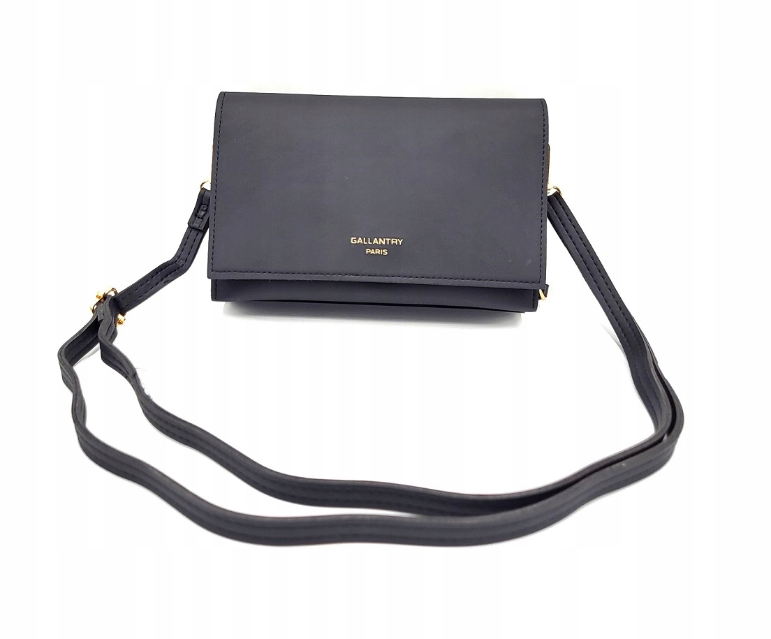 Malá kabelka přes rameno, sáček Gallantry, černá peněženka
