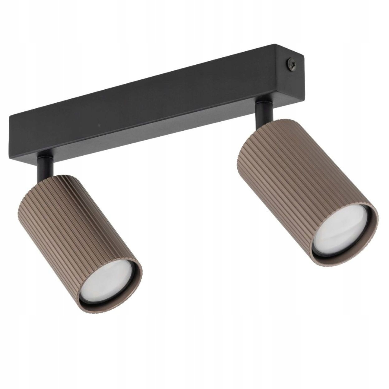 Stropní svítidlo Tune černá hnědá 2xGU10 Stylová Do Koupelny Kuchyně Pokoje
