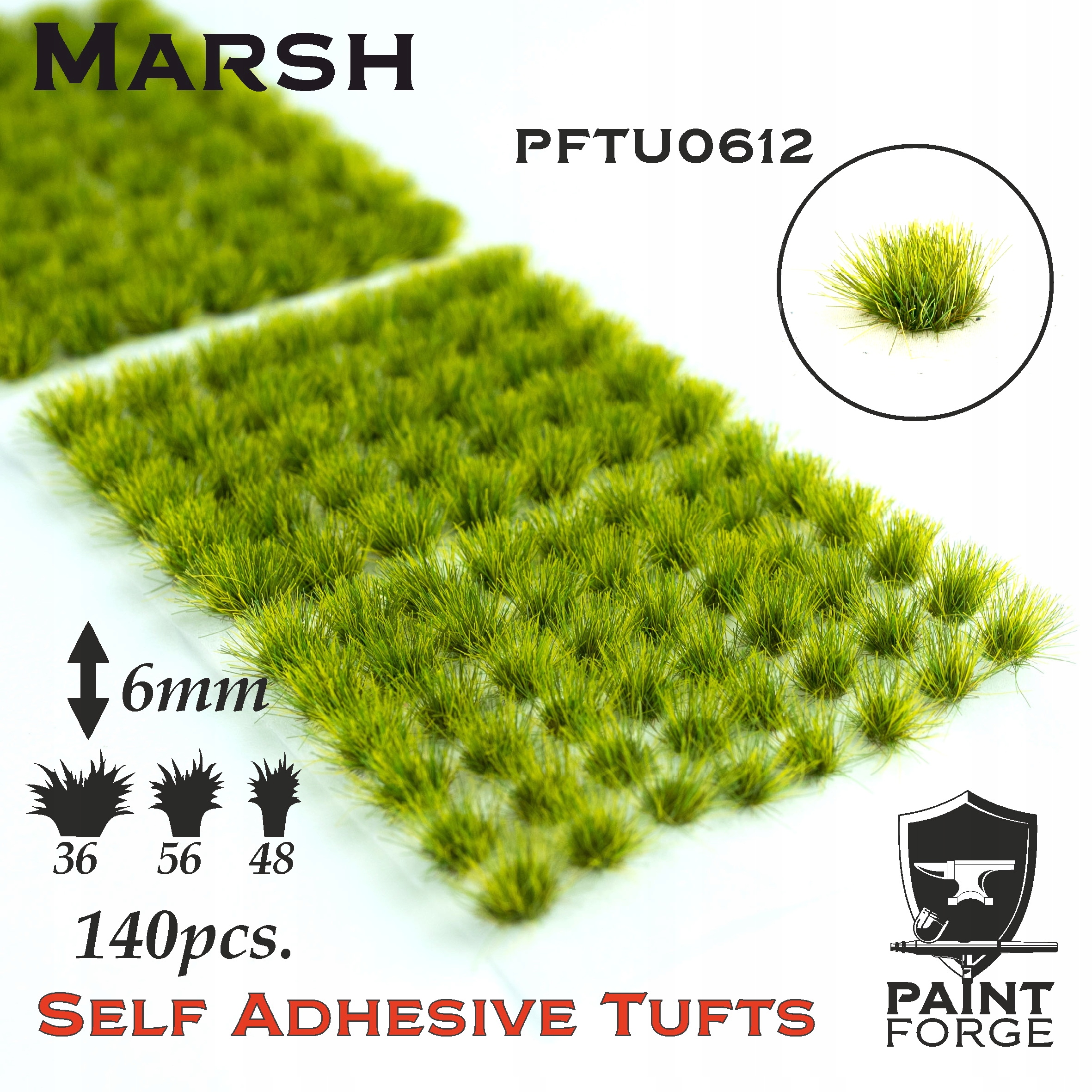 

Paint Forge Trawa tufty 6mm do dioram i podstawek