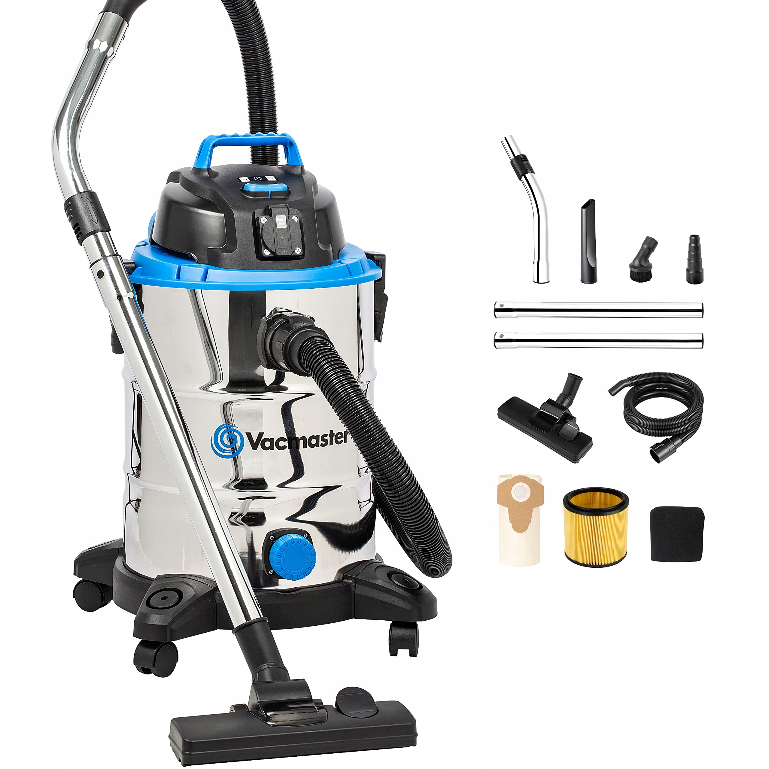 Vacmaster VQ1530SFDC 3 v 1, mokrý a suchý vysavač, 1500 W