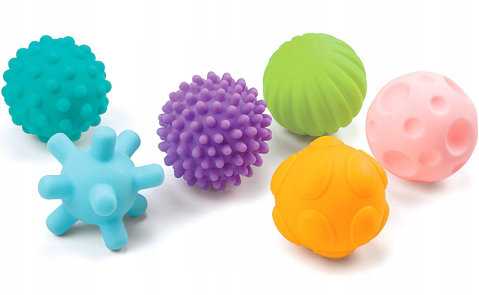 

Piłeczki Sensoryczne Piłki Kule Kształty Faktury