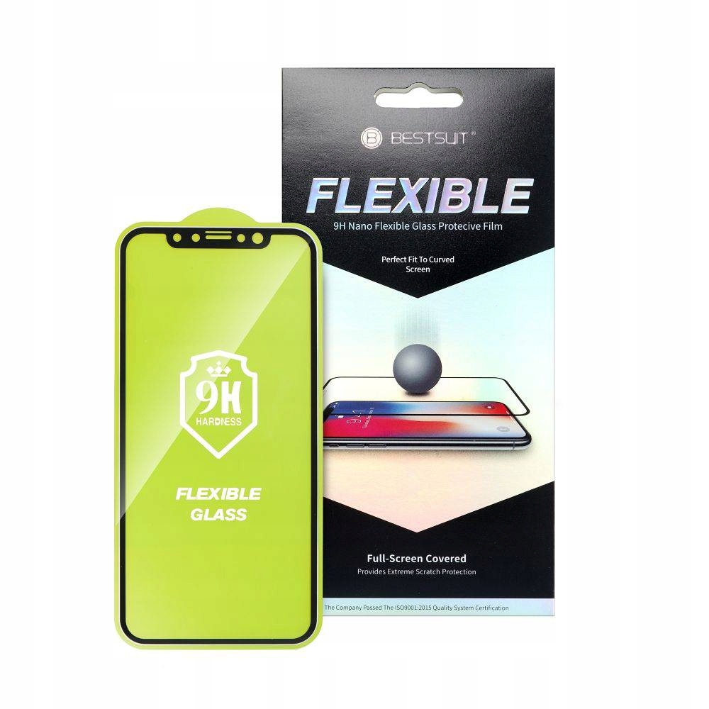 Szkło Hybrydowe Bestsuit Flexible 5D Full Glue Do Iphone 14 Pro Max Czarny
