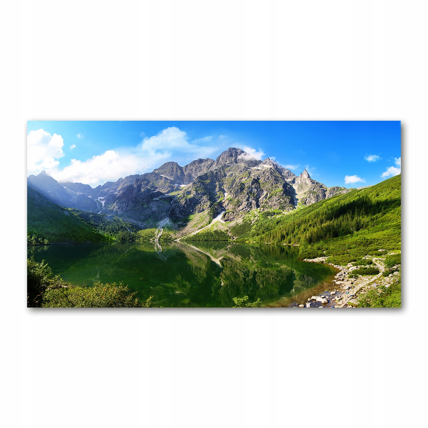 

Foto obraz szklany Morskie oko Tatry 140x70