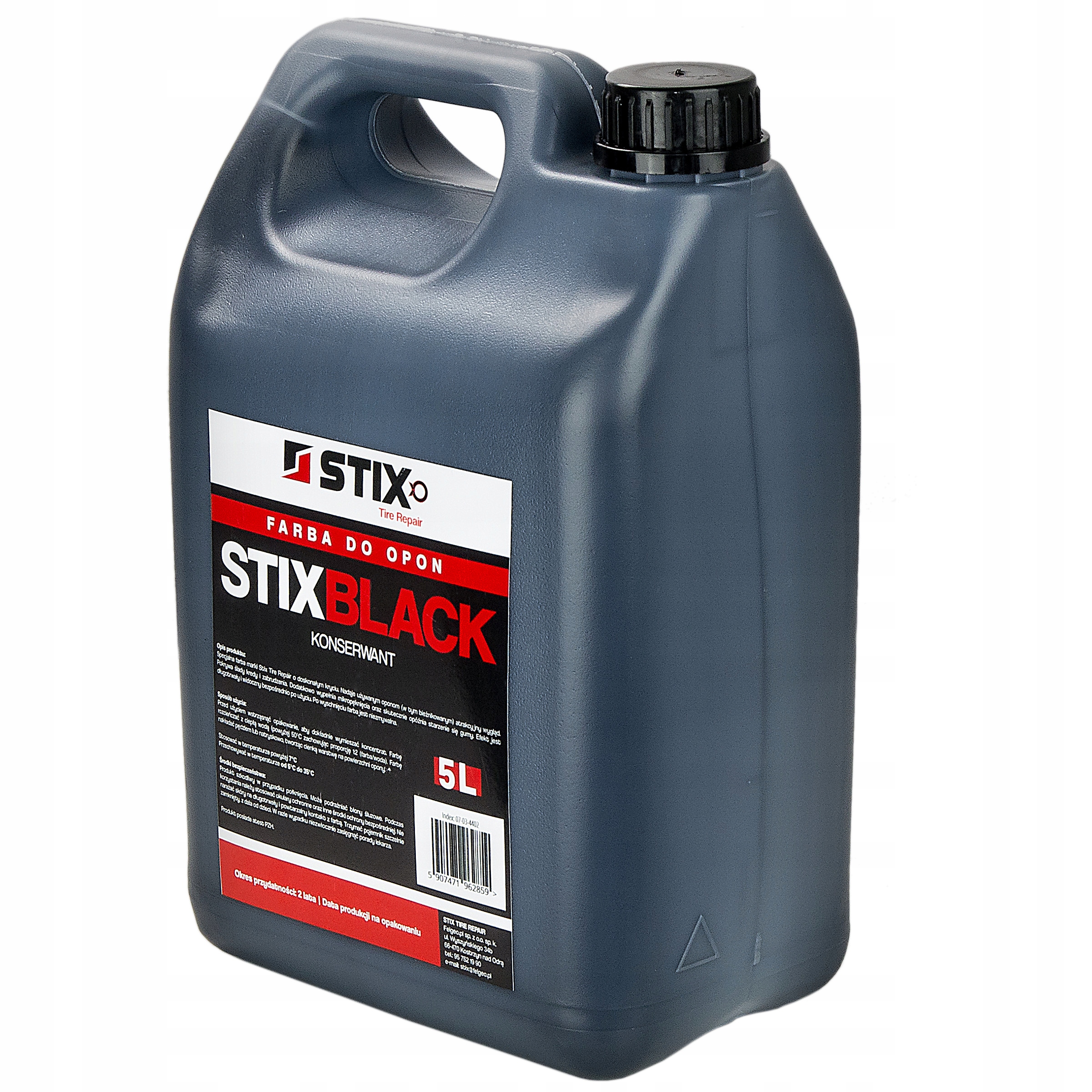 

Konserwant Farba Impregnat do Opon Stix-Black 5L