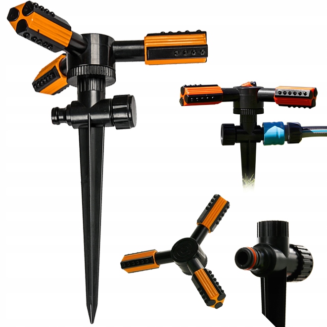 ZRASZACZ OGRODOWY DO WĘŻA OBROTOWY ROTACYJNY