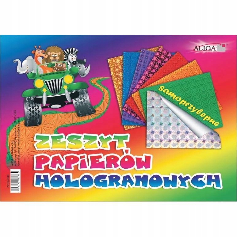 zeszyt papierów hologramowych samoprzylepnych | ZPHS-6388 — 2