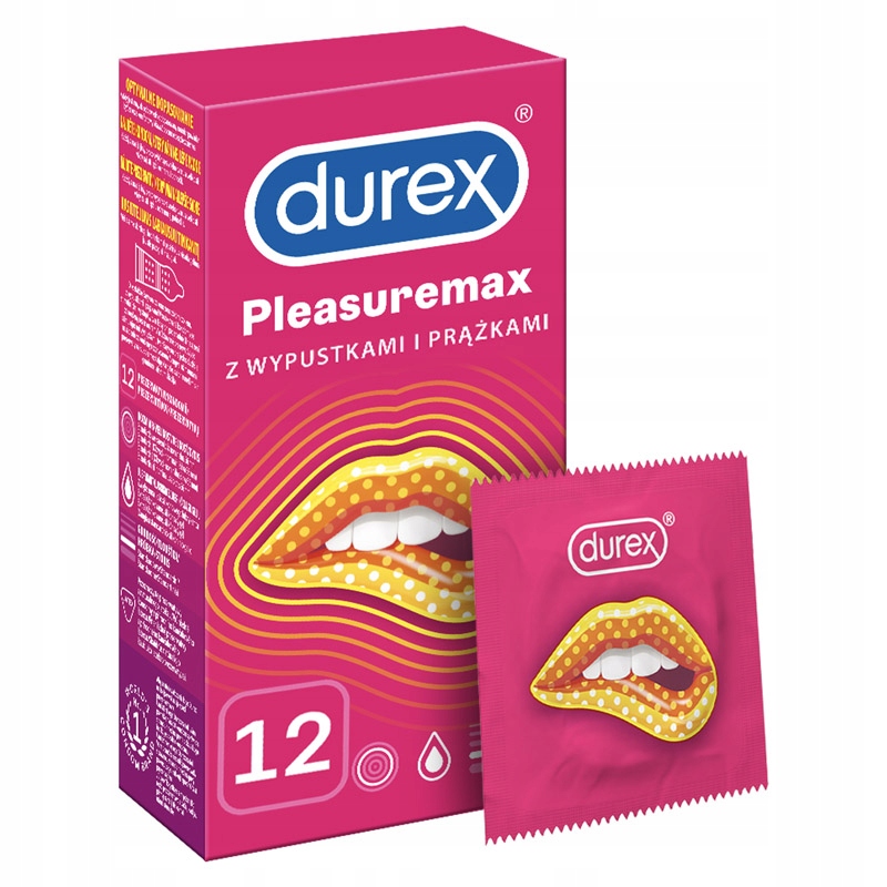 

Prezerwatywy Durex Pleasuremax 12 Sztuk