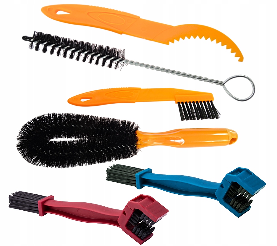 ZESTAW SZCZOTEK K-CT01 DO ROWERÓW/MOTOCYKLI Waga produktu z opakowaniem jednostkowym 0.8 kg