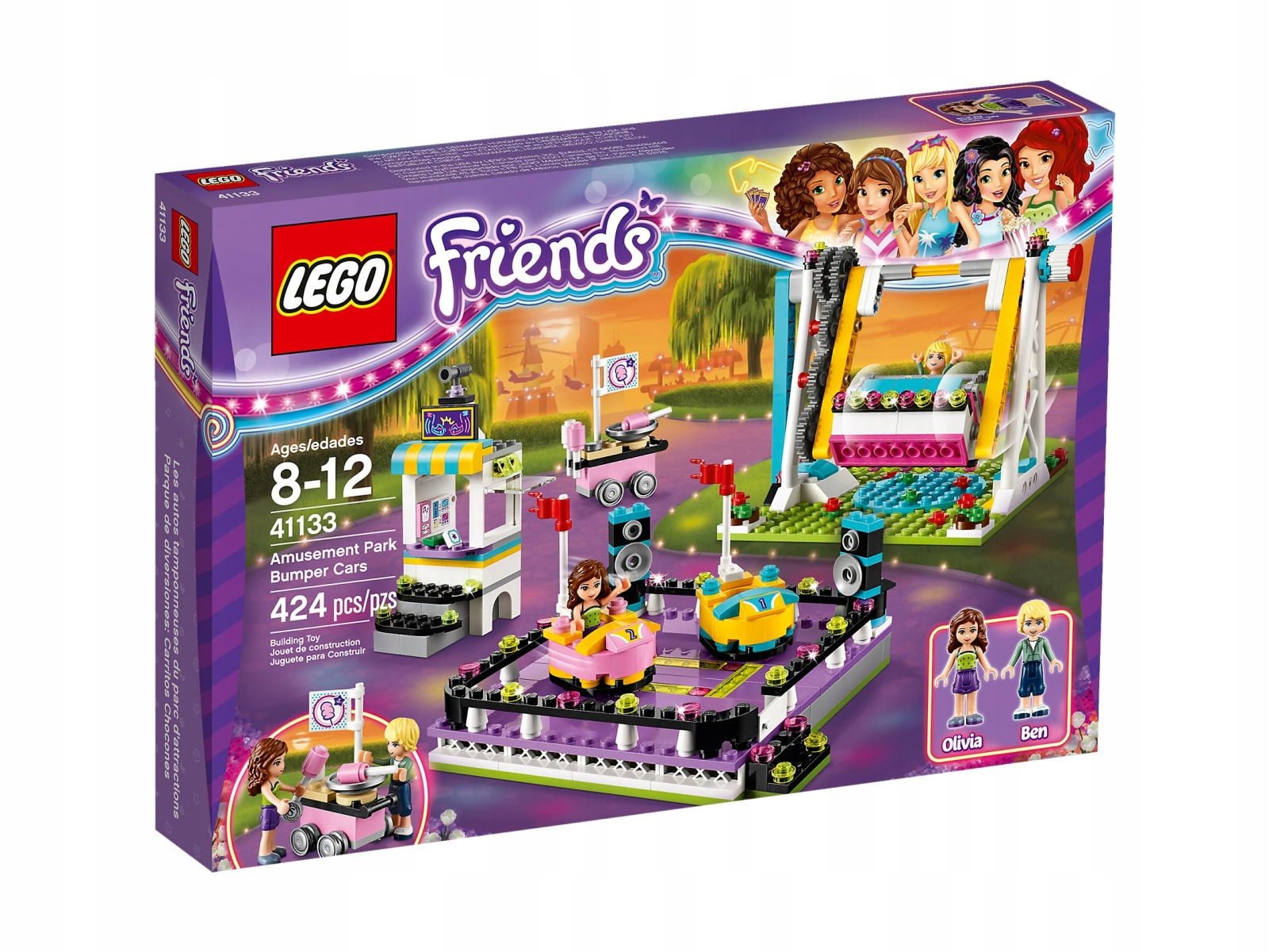 Lego 41133 Friends Autka w parku rozrywki