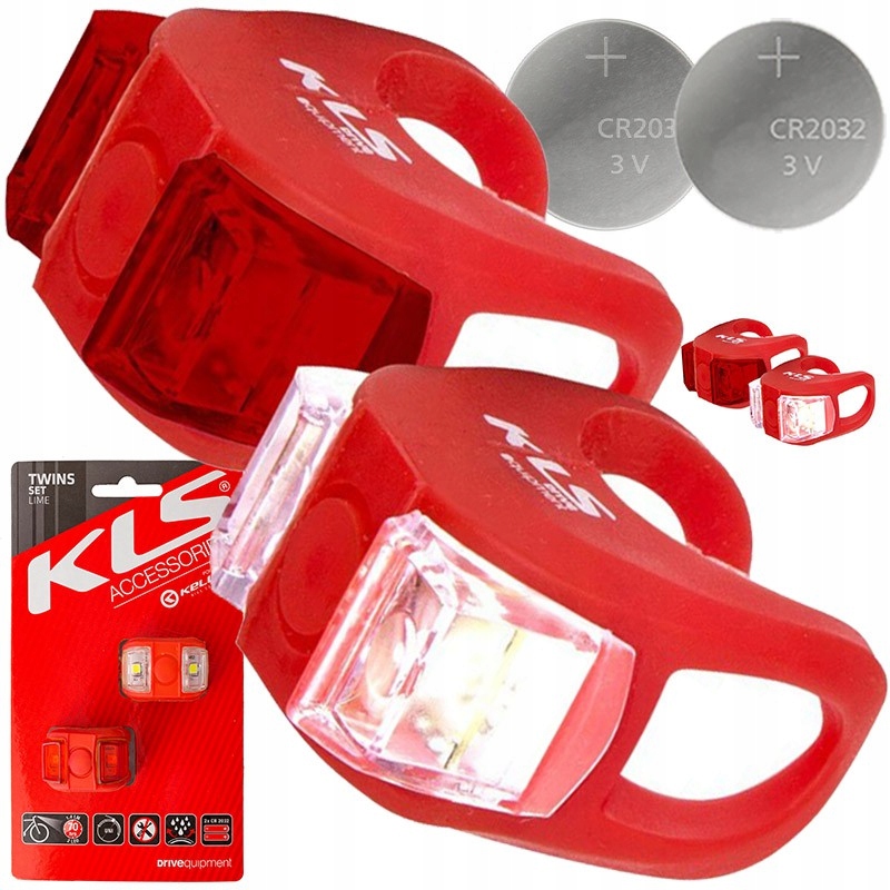 

Lampa p+t Kellys Twins czerwona