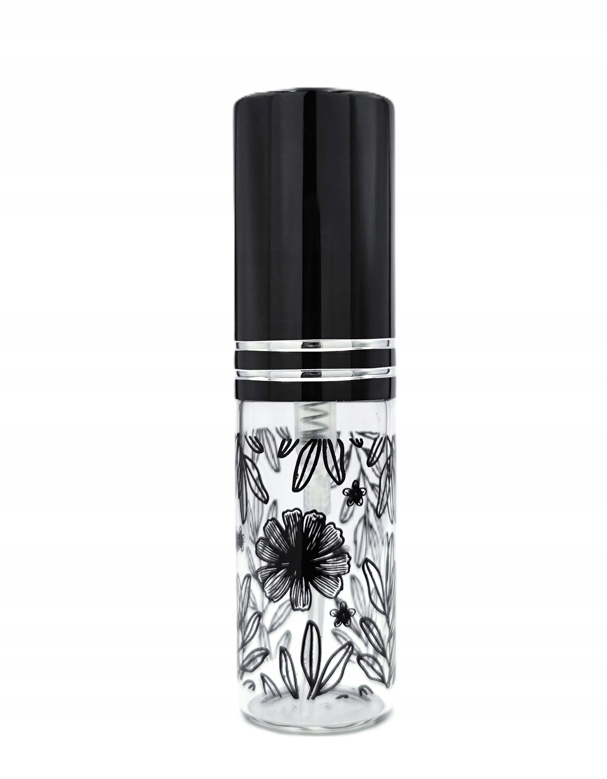 Cestovní lahvička Atomizér Parfém 5 ml, Dávkovač , černá